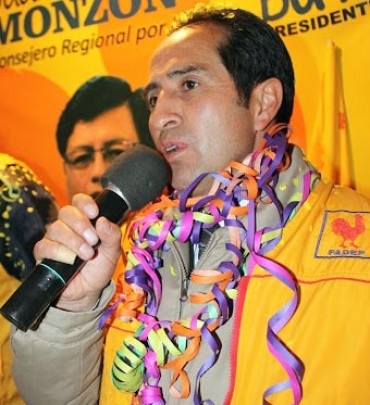 Ricardo Alvarez Gonzalez, candidato a la alcaldía de Puno