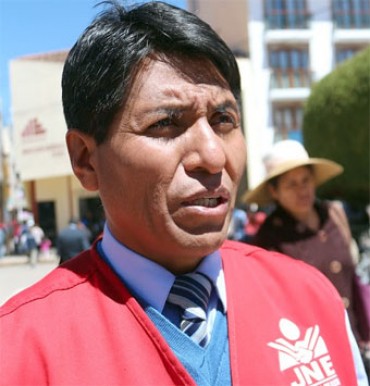 Benny José Álvarez, presidente del JEE de Puno