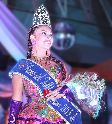 Alexandra Laguna se corona como %u201CMiss Folklore 2015%u201D