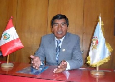 René Calsín, Gobernador de Puno. 