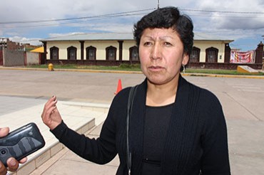 Maida Lupo Estrada, vicepresidenta del Barrio Zarumilla