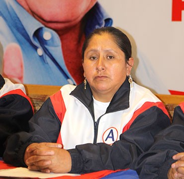  Irene Carcausto Huanca, responsable político regional de APP