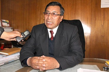 Ernesto Calancho Mamani, gerente general del Gobierno Regional