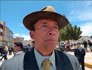 Iver Maldonado Rodríguez, alcalde del Centro Poblado de Salcedo
