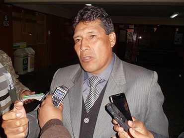 Efraín Vilca Callata, alcalde de la Municipalidad Provincial de Huancané
