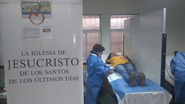 Mormones realizaron masiva donación de sangre en Puno