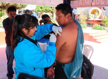 Juliaca: Por amenaza de influenza AH1N1 vacunarán en mercados