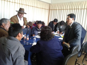 Comisión viaja a Huancané para evaluar paralización de 48 horas