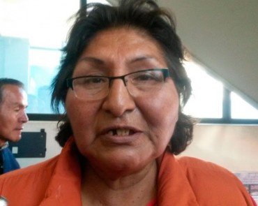 Rosa Quispe Ticona, secretaria del Sindicato de Trabajadores del Hospital Manuel Núñez Butrón (MNB) de Puno.