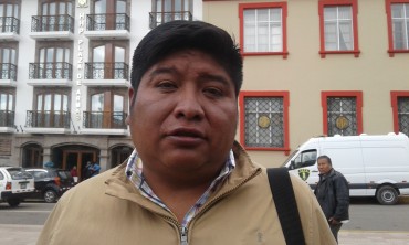 Richart Tipo Quispe, secretario del Frente de Organizaciones Populares (FOP) de Puno
