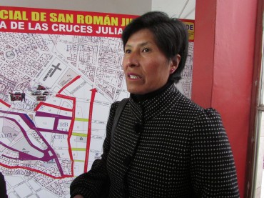 Carmen Hualla Muriel, activista del Movadef