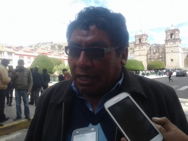  Leonardo Fabio Concori Pilco, alcalde de la Municipalidad Provincial de Yunguyo