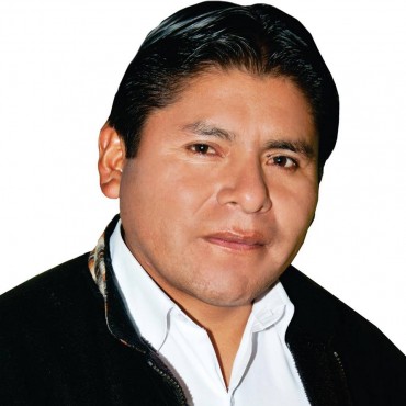 Elmer Folres Ortega, alcalde del centro poblado de Ccota