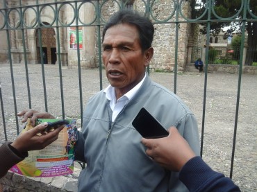 Cristín Mamani Mamani, promotor del distrito de San Miguel (San Román)