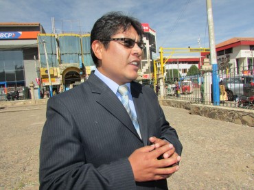 Édgar Monrroy Curro,  presidente del Comité de Formalización Minera de las minas Rinconada y Cerro Lunar de Oro