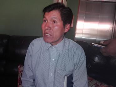 Raúl Choque Alférez, presidente del sector de trabajadores mineros de La Rinconada y Cerro Lunar