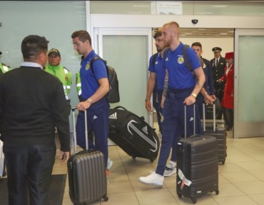 Selección escocesa llegó  a Lima para amistoso