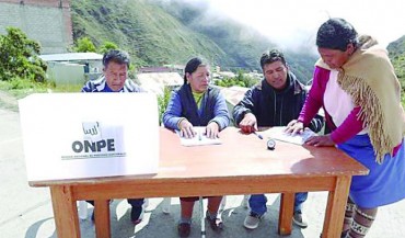 Los peruanos están a favor del referendum 