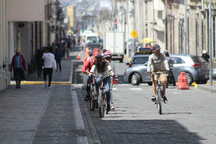 14 kilómetros comprende la ciclovía del Centro Histórico