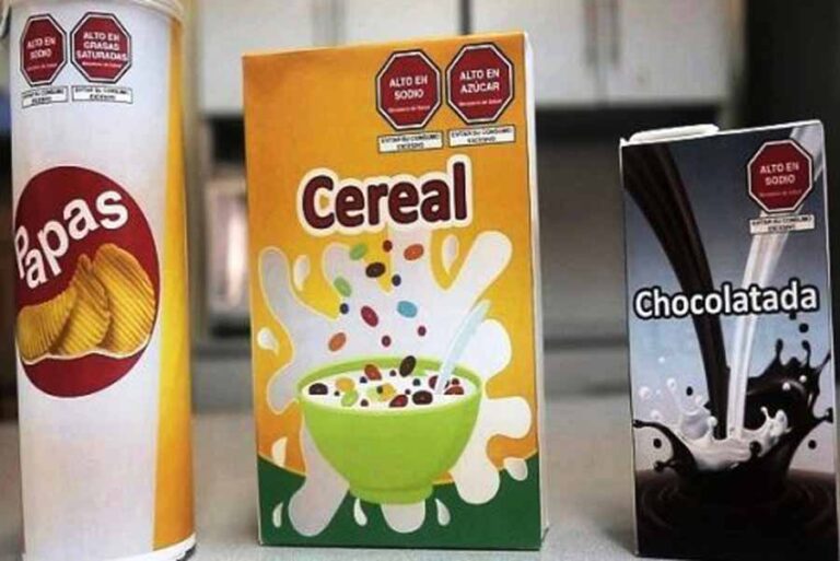 Alimentos procesados tendrán etiquetado octogonal desde junio