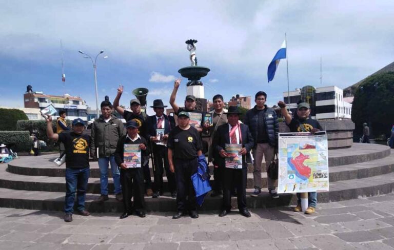 Conforman Frente Patriótico en la provincia de Chucuito
