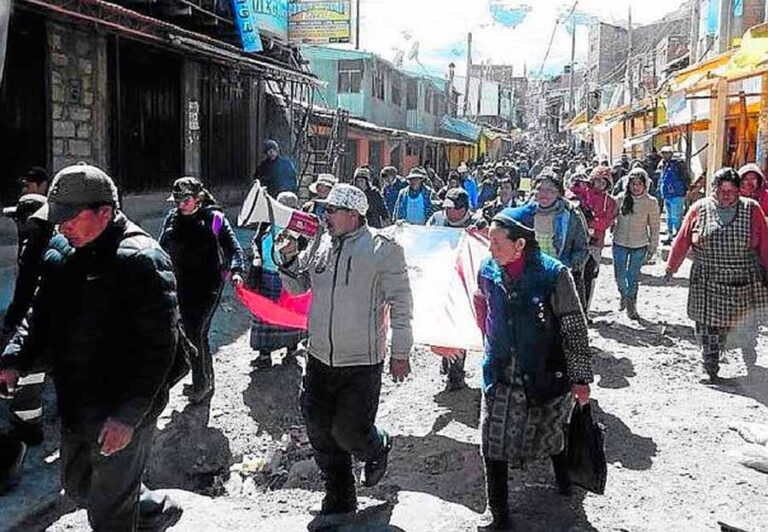 La Rinconada sin políticas de seguridad