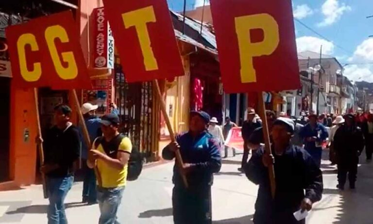 CGTP: Confirman paro de 48 horas por reducción de sueldos