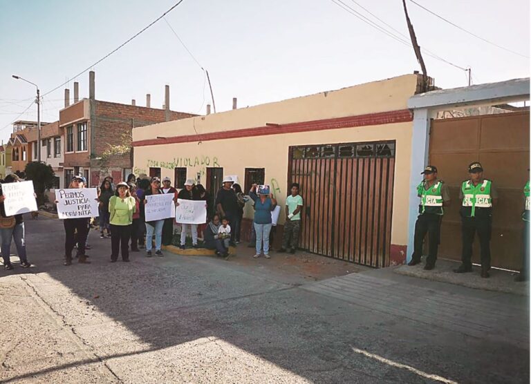 Realizan pintas en casa de PNP violador