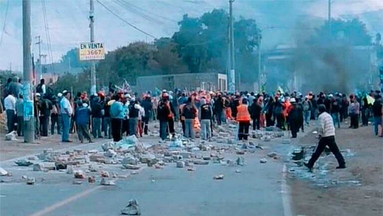 Tía María: Investigan a dos personas por destrozos ocurridos en protesta