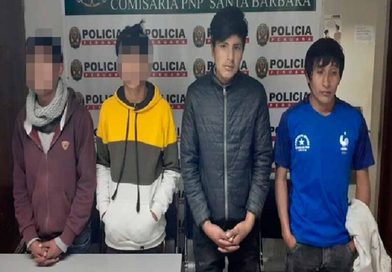 Menores integraban una banda delictiva