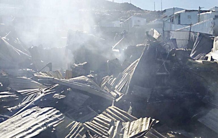 La Rinconada: 50 campamentos mineros fueron afectados por un voraz incendio