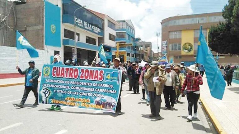 Aires de protesta no se acaban en Juliaca