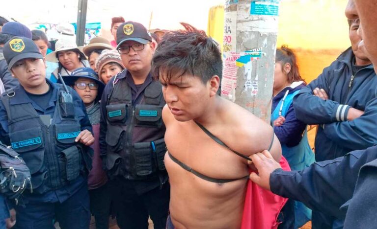 Comerciantes casi linchan a un ladrón