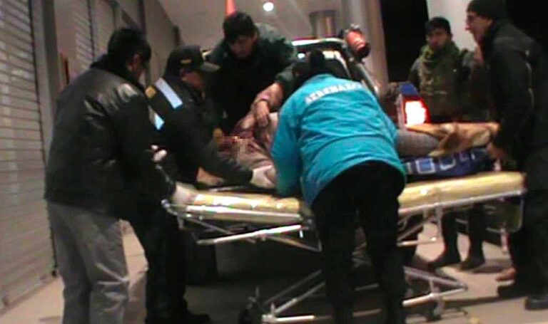 Policía atropelló a una mujer en Juliaca