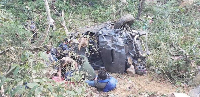 1 muerto y 4 heridos en fatídico accidente