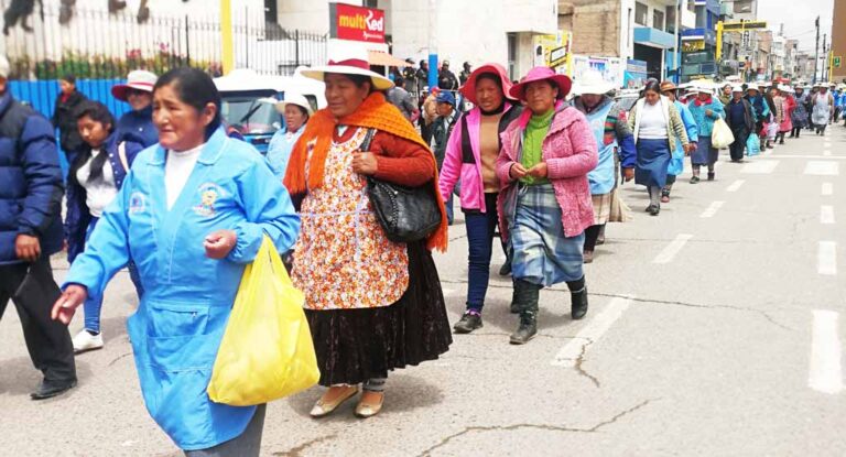 Comerciantes marcharon por proceso judicial