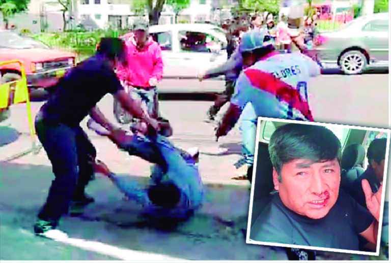 Tres extranjeros agreden a chofer