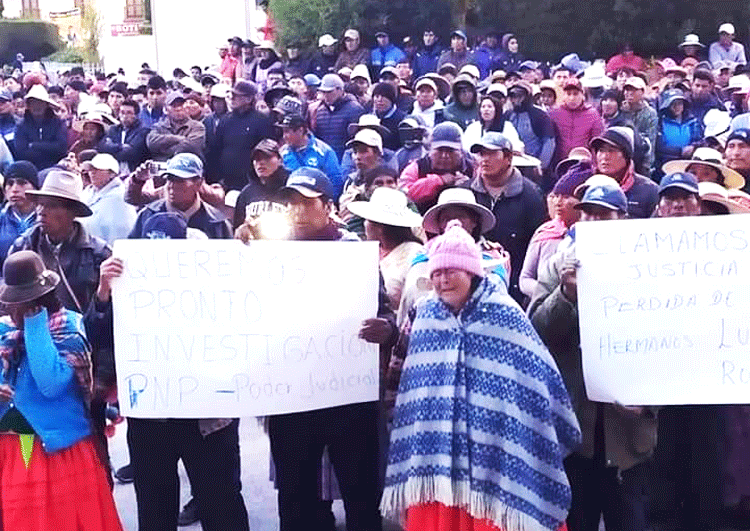 Continúan buscando  a pareja de comuneros