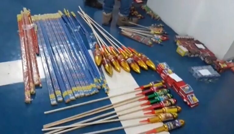 Incautan más de media tonelada de pirotécnicos