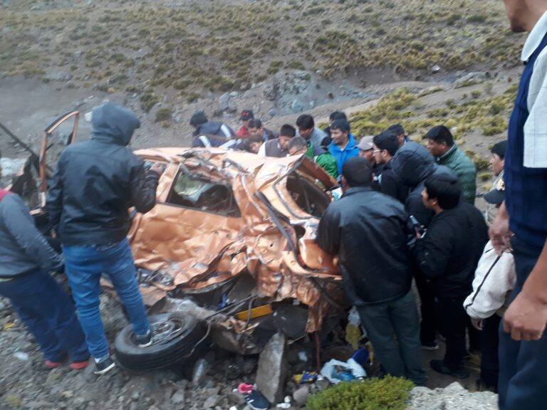 Cuatro muertos deja accidente de tránsito en la carretera Arequipa – Puno