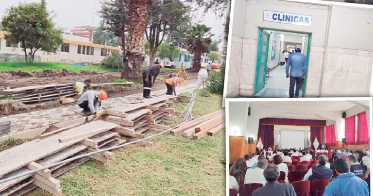 Aceleran construcción de área de atención a pacientes con covid-19
