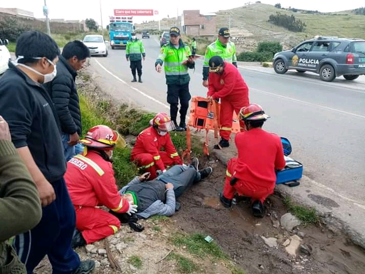 Libélula provocó accidente de repartidor