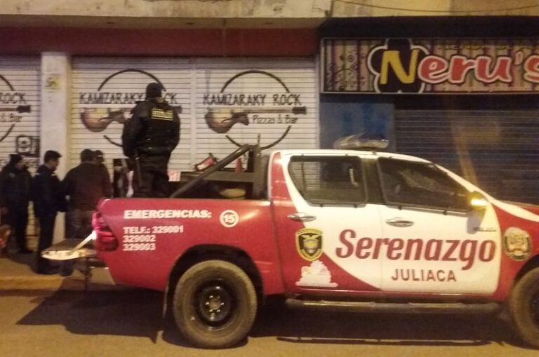 Serenos de San Miguel intervinieron a 7 jóvenes que alquilaron un cuarto para libar