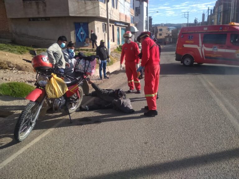 Sexagenario se despista en avenida
