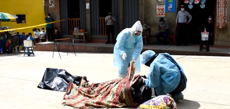 Realizan simulacro de caso de covid-19 en Sandia
