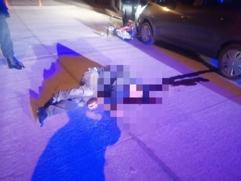 Motociclista muere en un accidente de tránsito