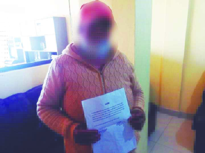 Madre pide devolución  de 10 mil dólares
