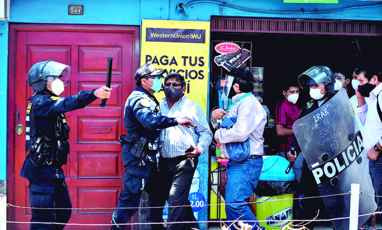 17 manifestantes fueron detenidos
