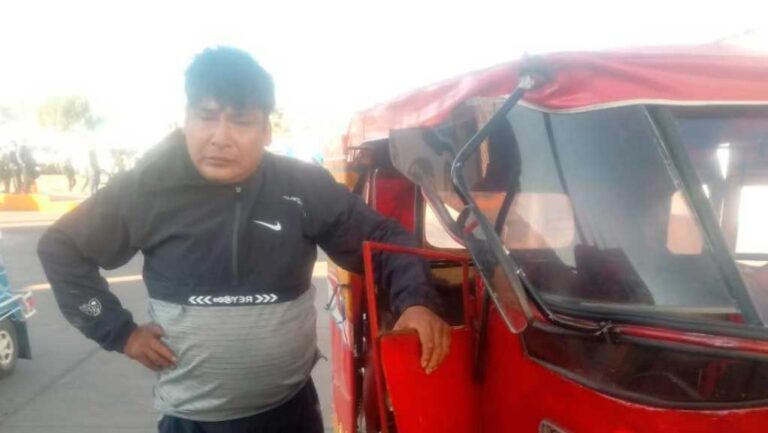 Mototaxista ebrio atropella a peatón