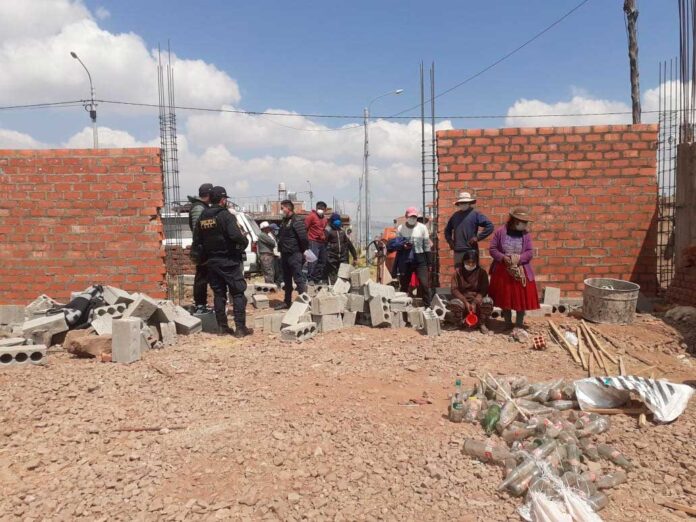 Presuntos invasores fueron detenidos y conducidos a comisaria